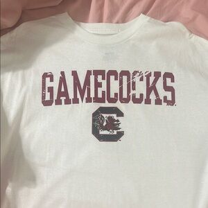 Gamecocks White T-Shirt